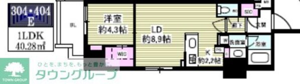 ミリアレジデンス根岸柳通りの物件間取画像